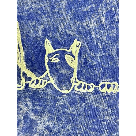 NWT Dogg Supply by Snoop Dogg Mens Tie Dye Hoodie Sweatshirt Small Royal Blue - Picture 9 of 16